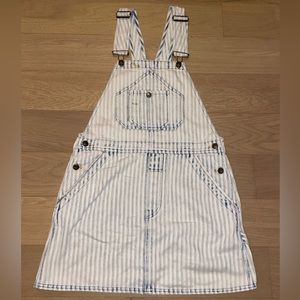 Faherty Striped Overall Dress